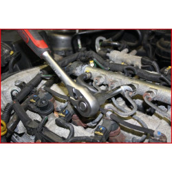 Clé pour conduites d'injection diesel 1/2" . 18 mm KSTOOLS 913.1215 | 913.1215