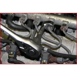 Clé pour conduites d'injection diesel 1/2" . 19 mm KSTOOLS 913.1216 | 913.1216