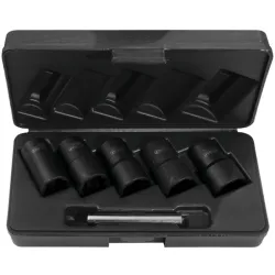 Coffret de douilles à chocs pour écrous et vis abimées . 6 pcs KSTOOLS 913.1240 | 913.1240