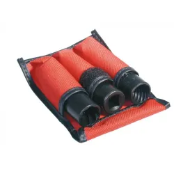 Jeu de douilles à chocs écrous abîmés 1/2" . 17 . 19 mm + rallonge KSTOOLS 913.1280 | 913.1280