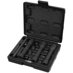 Coffret spécial écrous abîmés 1/2" - 17 . 19 . 21 mm + chasse axe KSTOOLS 913.1290 | 913.1290