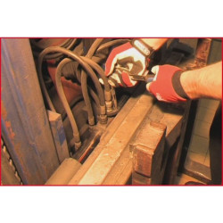 Clé à tuyauter à emmancher 3/8" 12 pans . 19 mm KSTOOLS 913.1301 | 913.1301