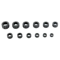 Jeu de bagues d’extraction pour écrous âbimés . 12 pièces KSTOOLS 913.1415 | 913.1415