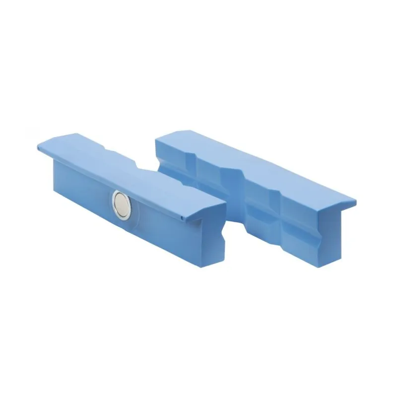 Paire de mors aimantés rainurés en V  . plastique ABS . L. 120 mm KSTOOLS 914.0072 | 914.0072