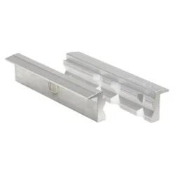 Paire de mors aimantés rainurés en V . aluminium . L. 125 mm KSTOOLS 914.0074 | 914.0074