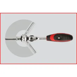 Cliquet MODIFIX 1/4" à tête pivotante et poignée en T . 72 dents KSTOOLS 914.1405-E | 914.1405-E
