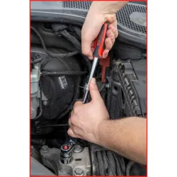 Cliquet téléscopique réversible 3/8'' à tête articulée . 72 dents KSTOOLS 914.3820 | 914.3820