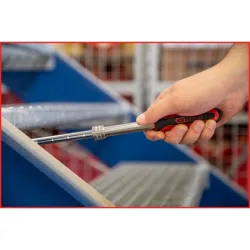 Cliquet téléscopique réversible 3/8'' à tête articulée . 72 dents KSTOOLS 914.3820 | 914.3820
