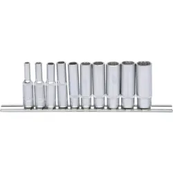 Rail de 10 douilles ULTIMATE® 1/4'' 12 pans longues KSTOOLS 917.0630 | 917.0630