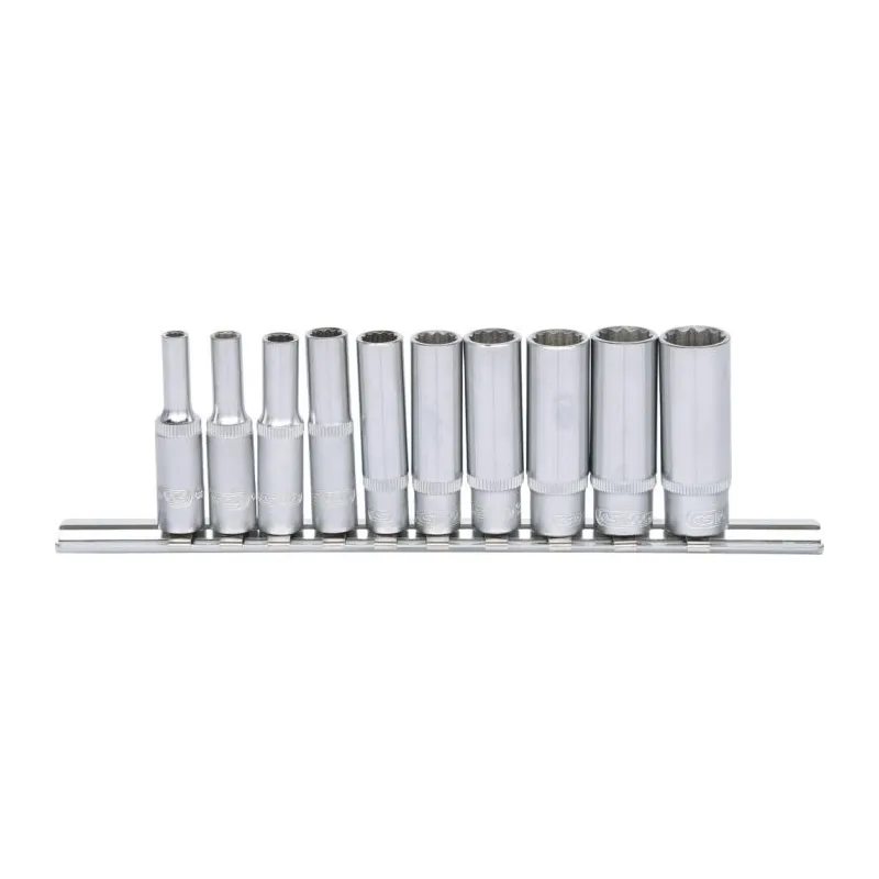 Rail de 10 douilles ULTIMATE® 1/4'' 12 pans longues KSTOOLS 917.0630 | 917.0630 Rail de 10 douilles ULTIMATE® 1/4'' 12 pans longues KSTOOLS 917.0630 | 917.0630