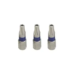 Embouts TORX percés T9 à code couleur L. 25 mm . 3 pièces KSTOOLS 918.2073 | 918.2073