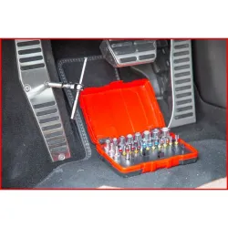 Jeu d'embouts de vissage à code couleur et douilles 1/4" . 33 pcs KSTOOLS 918.3005 | 918.3005