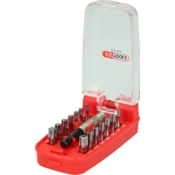 Jeu d'embouts de vissage TORX - TORX percé à code couleur TORSIONplus . 15 pcs KSTOOLS 918.3020 | 918.3020