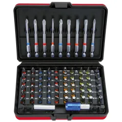 Jeu d'embouts de vissage à code couleur TORSIONpower® 1/4" . 71 pcs KSTOOLS 918.3070 | 918.3070