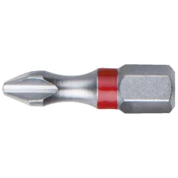 Boite de 5 embouts à code couleur TORSIONpower® . L. 25 mm- 1/4"- PHILLIPS® . PH1 KSTOOLS 918.3106 | 918.3106