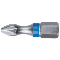 Boite de 5 embouts à code couleur TORSIONpower® . L. 25 mm -1/4"- POZIDRIV® . PZ1 KSTOOLS 918.3206 | 918.3206