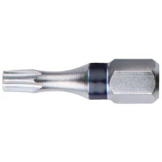 Boite de 5 embouts à code couleur TORSIONpower® . L. 25 mm 1/4" TORX® percé . TB27 KSTOOLS 918.3626 | 918.3626