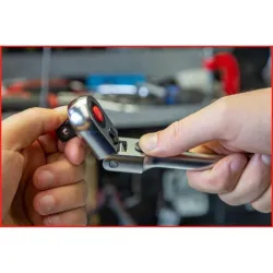 Cliquet télescopique réversible 1/2" à tête articulée . 72 dents KSTOOLS 920.1330 | 920.1330