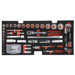 Coffre à outils ULTIMATE équipé - 3 tiroirs et plateau - 114 pcs KSTOOLS 922.0100 | 922.0100