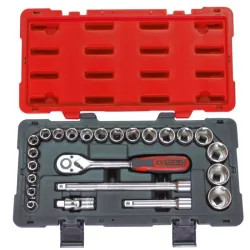 Coffret de douilles et accessoires ULTIMATE® 1/2" . 24 pièces KSTOOLS 922.0623 | 922.0623