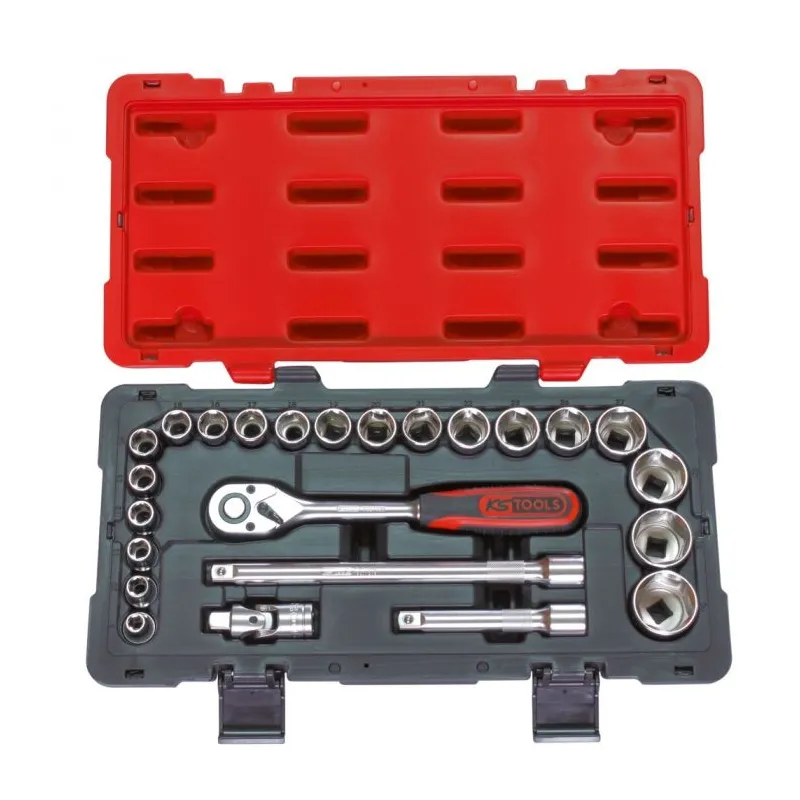 Coffret de douilles et accessoires ULTIMATE® 1/2" . 24 pièces KSTOOLS 922.0623 | 922.0623 Coffret de douilles et accessoires ULTIMATE® 1/2" . 24 pièces KSTOOLS 922.0623 | 922.0623
