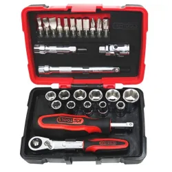 Coffret de douilles et accessoires ULTIMATE® 1/4" . 27 pièces KSTOOLS 922.0626 | 922.0626