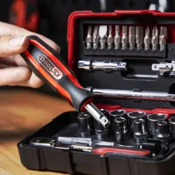 Coffret de douilles et accessoires ULTIMATE® 1/4" . 27 pièces KSTOOLS 922.0626 | 922.0626