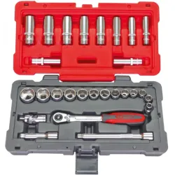 Coffret de douilles et accessoires ULTIMATE® 3/8" . 27 pièces KSTOOLS 922.0627 | 922.0627