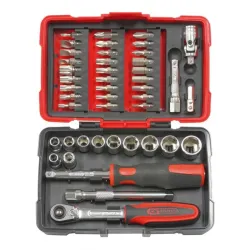 Coffret de douilles et accessoires ULTIMATE® en pouces 1/4" . 44 pièces KSTOOLS 922.0647 | 922.0647