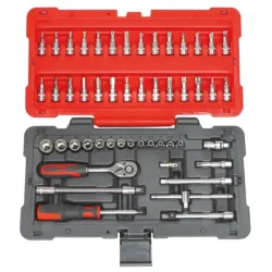 Coffret de douilles et accessoires ULTIMATE® 1/4" . 50 pièces KSTOOLS 922.0650 | 922.0650