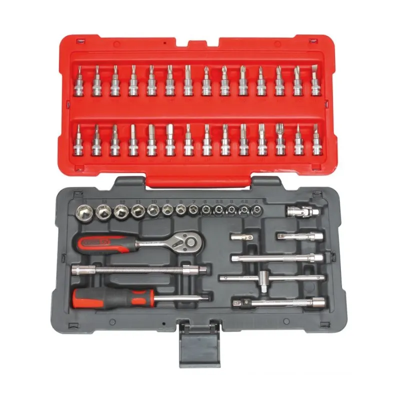 Coffret de douilles et accessoires ULTIMATE® 1/4" . 50 pièces KSTOOLS 922.0650 | 922.0650 Coffret de douilles et accessoires ULTIMATE® 1/4" . 50 pièces KSTOOLS 922.0650 | 922.0650