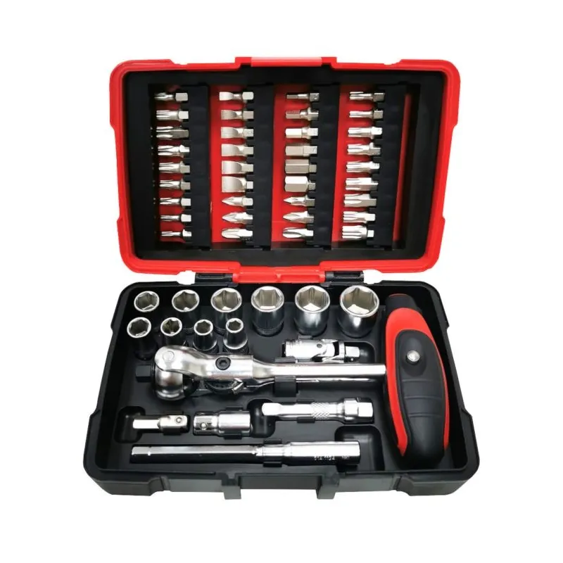 Coffret de douilles et embouts ULTIMATE 1/4" . 52 pièces avec cliquet MODIFIX KSTOOLS 922.0651 | 922.0651 Coffret de douilles et embouts ULTIMATE 1/4" . 52 pièces avec cliquet MODIFIX KSTOOLS 922.0651 | 922.0651