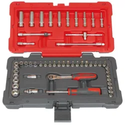 Coffret de douilles et accessoires ULTIMATE® en pouces 1/4" . 52 pièces KSTOOLS 922.0652 | 922.0652