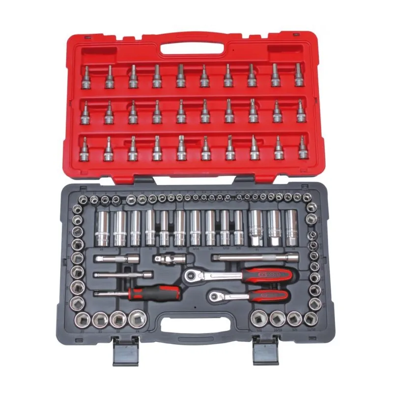 Coffret de douilles et accessoires ULTIMATE® pouces et métrique - 3/8" . 99 pcs KSTOOLS 922.0699 | 922.0699