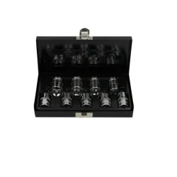 Coffret de 9 douilles TORX® . L.38 mm -  1/2" - E10 à E24 KSTOOLS 922.1369 | 922.1369