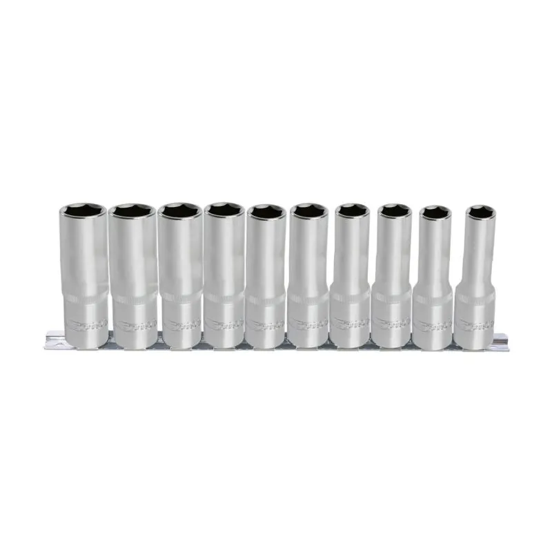 Jeu de 10 douilles 6 pans ULTIMATE® sur rail 1/4" . 4-13 mm KSTOOLS 922.1458 | 922.1458 Jeu de 10 douilles 6 pans ULTIMATE® sur rail 1/4" . 4-13 mm KSTOOLS 922.1458 | 922.1458