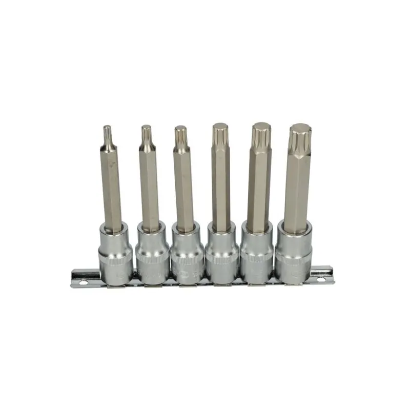 Rail de 6 douilles tournevis XZN® . L.110 mm - 1/2" - M5 à M14 KSTOOLS 922.1825 | 922.1825 Rail de 6 douilles tournevis XZN® . L.110 mm - 1/2" - M5 à M14 KSTOOLS 922.1825 | 922.1825