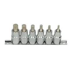 Rail de 6 douilles tournevis XZN® . L.55 mm - 1/2" - M5 à M14 KSTOOLS 922.1870 | 922.1870