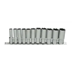 Jeu de 11 douilles 6 pans ULTIMATE® sur rail 3/8" KSTOOLS 922.3845 | 922.3845