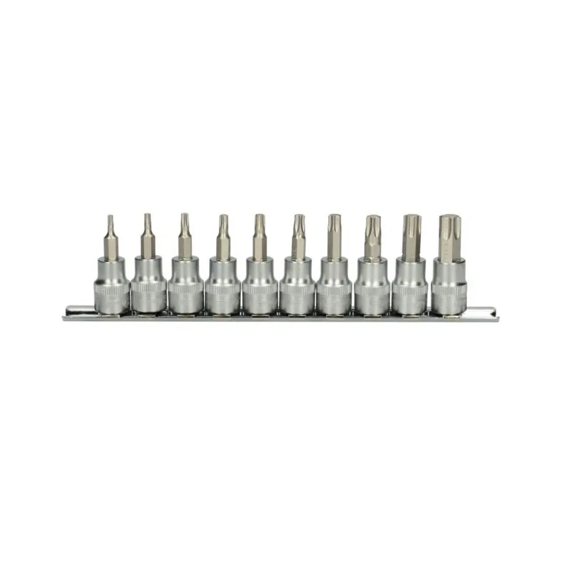 Rail de 10 douilles tournevis ULTIMATE® TORX® 3/8" . T10 à T55 KSTOOLS 922.3939 | 922.3939 Rail de 10 douilles tournevis ULTIMATE® TORX® 3/8" . T10 à T55 KSTOOLS 922.3939 | 922.3939