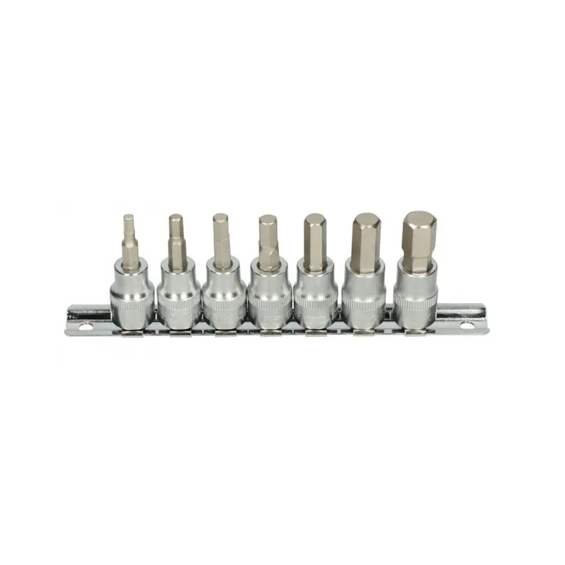 Rail de 7 douilles tournevis ULTIMATE® 6 pans 3/8" KSTOOLS 922.3962 | 922.3962 Rail de 7 douilles tournevis ULTIMATE® 6 pans 3/8" KSTOOLS 922.3962 | 922.3962