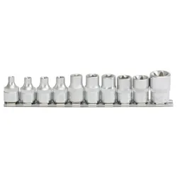 Rail de 10 douilles ULTIMATE® TORX® 3/8" KSTOOLS 922.4024 | 922.4024