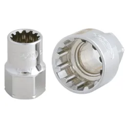 Coffret de douilles traversantes TRIPLEplus® 3/8" - 1/2" - 10 à 24 mm KSTOOLS 922.4040 | 922.4040