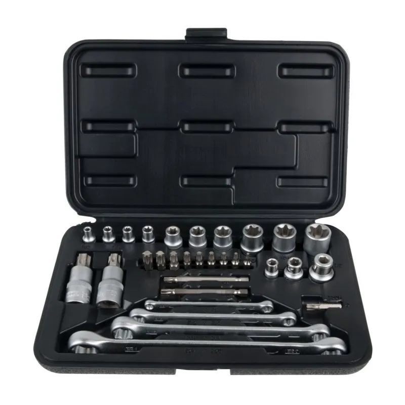 Coffret mâle/femelle TORX® . 1/4" - 3/8" - 1/2" - 31 pcs KSTOOLS 922.4302 | 922.4302 Coffret mâle/femelle TORX® . 1/4" - 3/8" - 1/2" - 31 pcs KSTOOLS 922.4302 | 922.4302