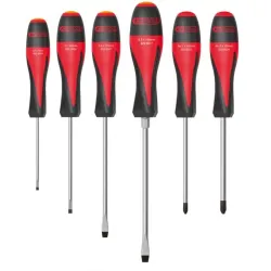 Jeu de 6 tournevis ULTIMATE® . Fente - PH KSTOOLS 922.6020 | 922.6020