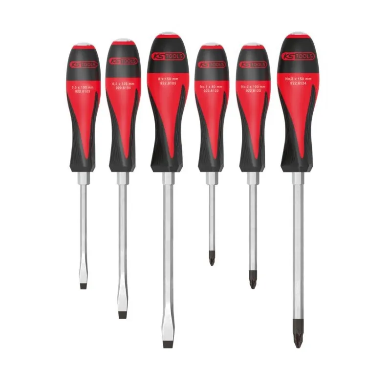 Boîte de 6 tournevis ULTIMATEmax® . 5 .5 à 8 mm - PZ1 à PZ3 KSTOOLS 922.6120 | 922.6120 Boîte de 6 tournevis ULTIMATEmax® . 5 .5 à 8 mm - PZ1 à PZ3 KSTOOLS 922.6120 | 922.6120