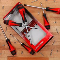 Boîte de 6 tournevis ULTIMATEmax® . 5 .5 à 8 mm - PZ1 à PZ3 KSTOOLS 922.6120 | 922.6120