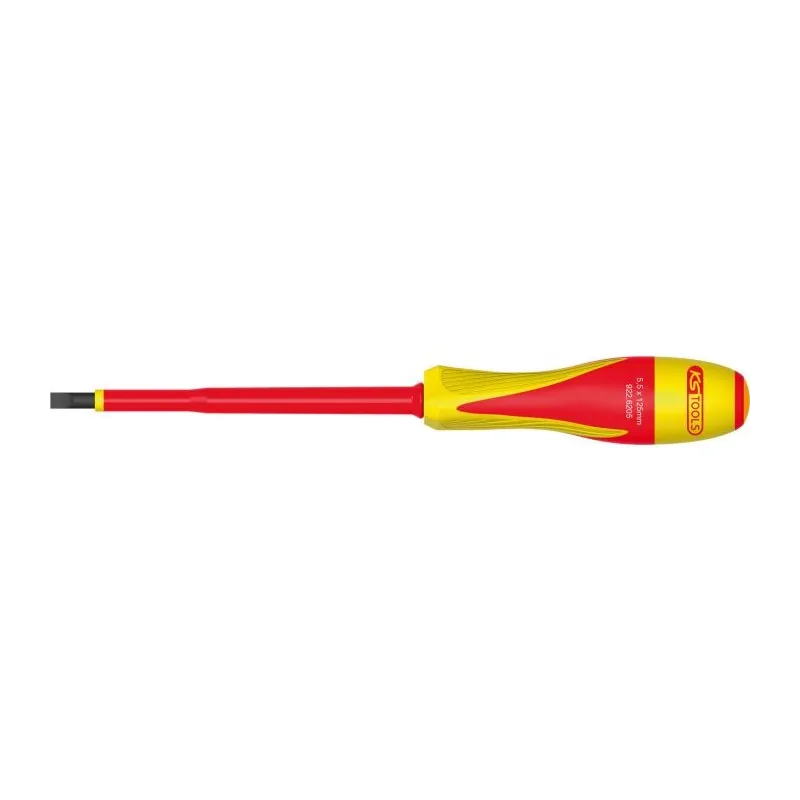 Tournevis Fente bi-matière isolé 1000V . 5 .5x125 mm KSTOOLS 922.6205 | 922.6205 Tournevis Fente bi-matière isolé 1000V . 5 .5x125 mm KSTOOLS 922.6205 | 922.6205