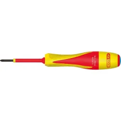 Tournevis POZIDRIV® bi-matière isolé 1000V . PZ0 - 60x140 mm KSTOOLS 922.6213 | 922.6213