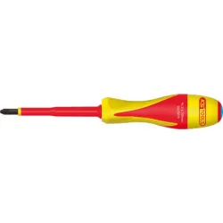 Tournevis POZIDRIV® bi-matière isolé 1000V . PZ2 - 100x205 mm KSTOOLS 922.6215 | 922.6215